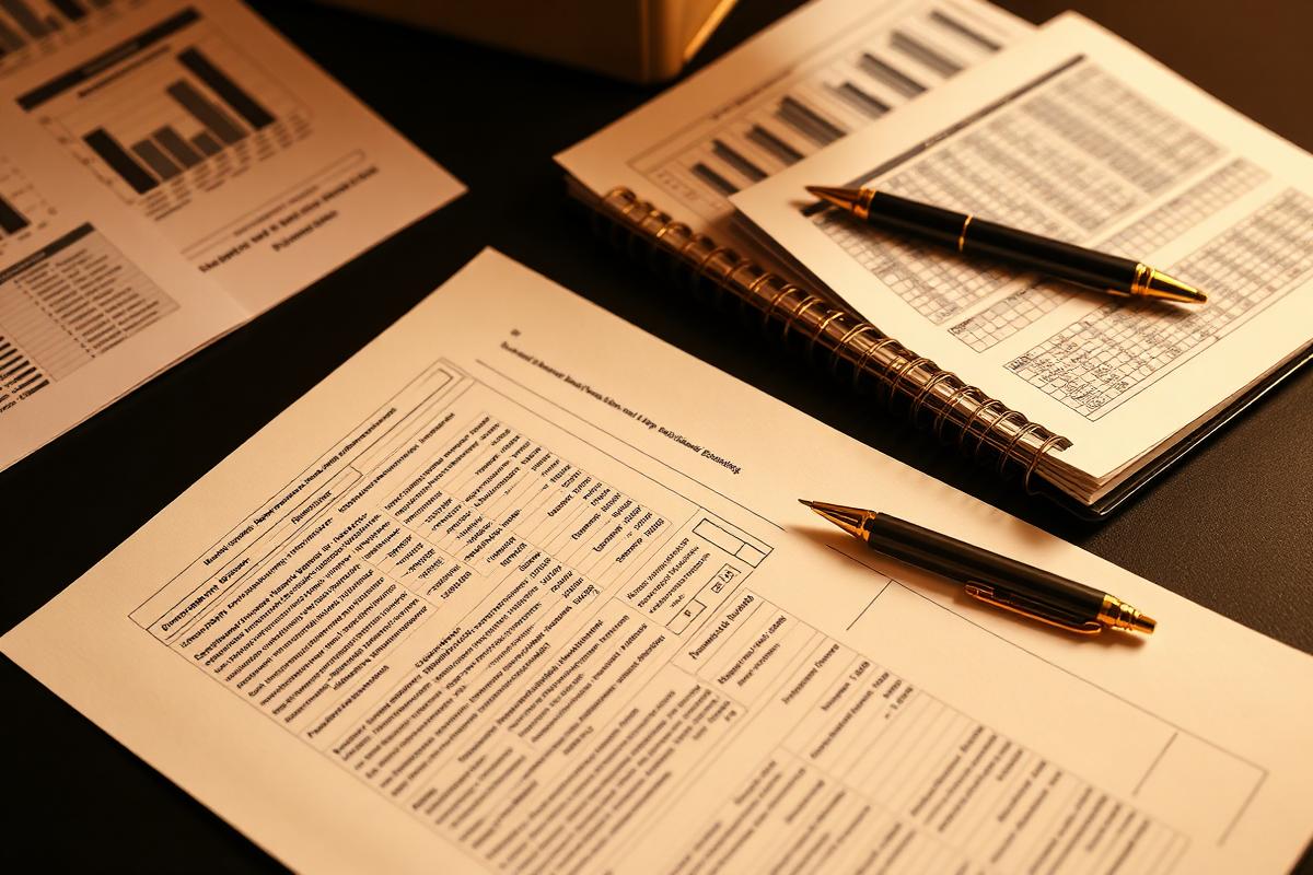 Guia impresso, planilhas e checklists do método O Cofre Esquecido sobre uma mesa
